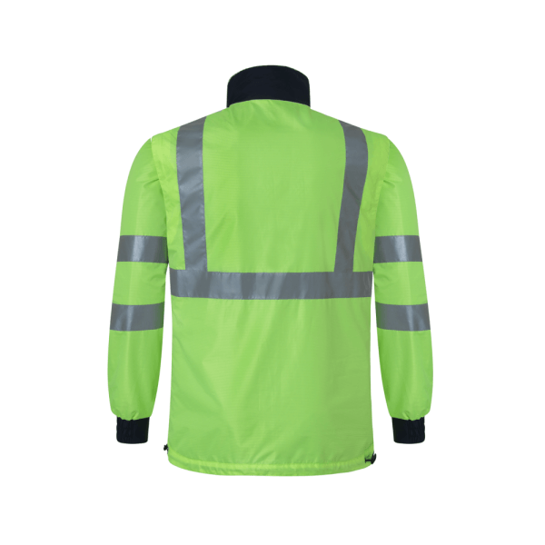 Navy/Yellow Reversible High Visibility Jacket For Men